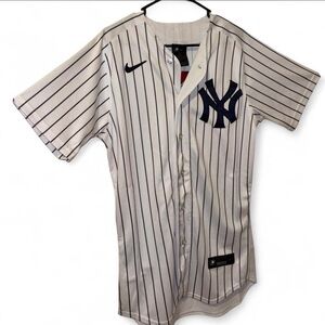 Nike New York Yankees white baseball jersey size M NEW #mlb #baseball #yankees